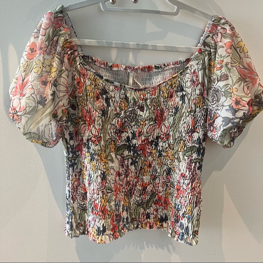 Anthropologie Floral Shirt